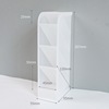 Net Red INS Nordic Personality Simple Performance, Transparent Pen Book Multi -grid pen holder Student desktop storage shelf plastic