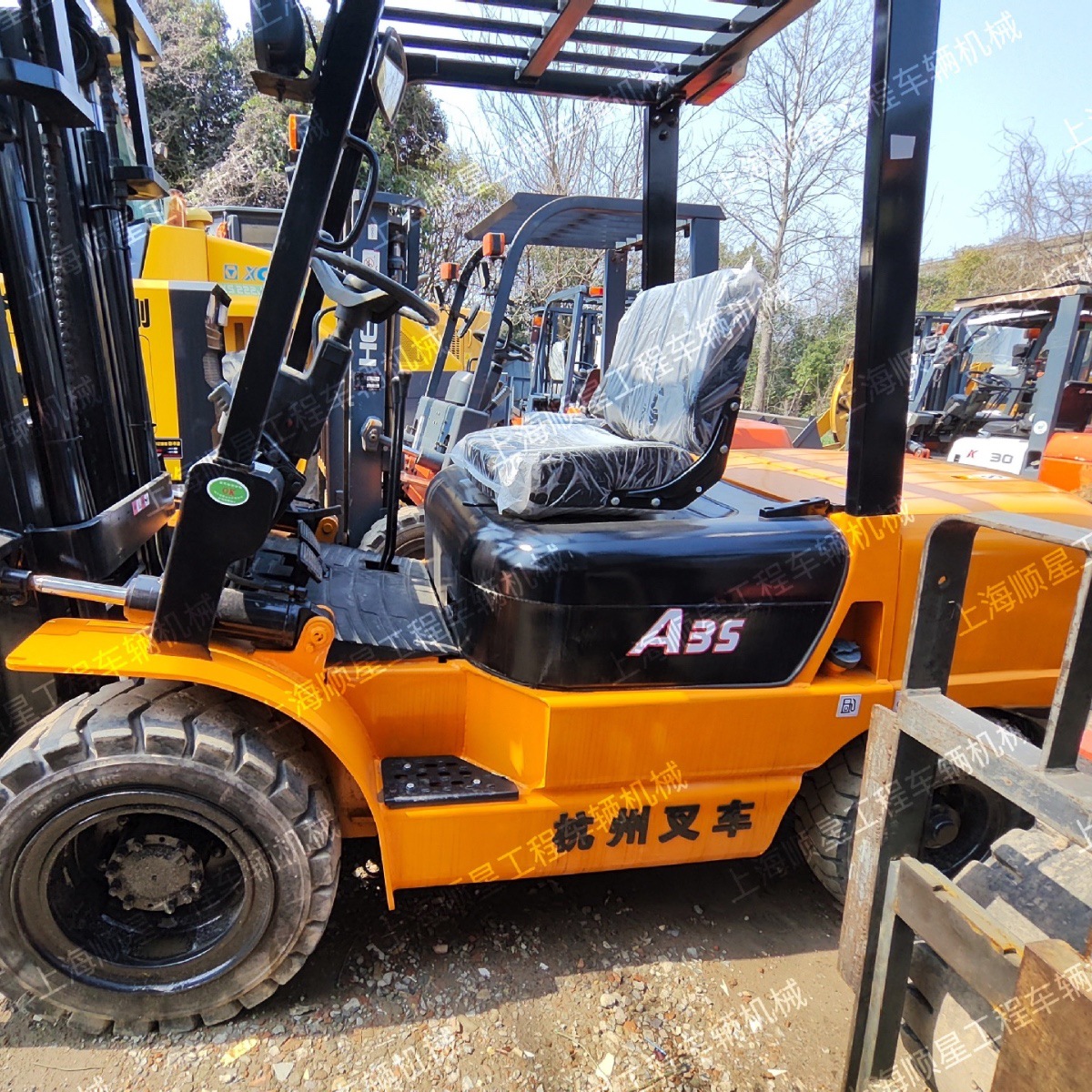 杭州叉车3.5吨 杭叉A35 柴油货叉 手动档非侧移 上海现货低价出售