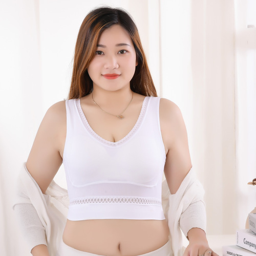 Ice silk bra wrap bra for women summer thin beautiful back underwear yoga sports vest style sling bra pad for inner wear and outer wear