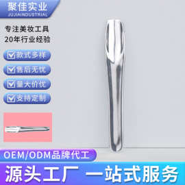 定制PP电镀银面膜按摩挖勺面部涂抹工具长柄化妆品面霜挖取小刮勺