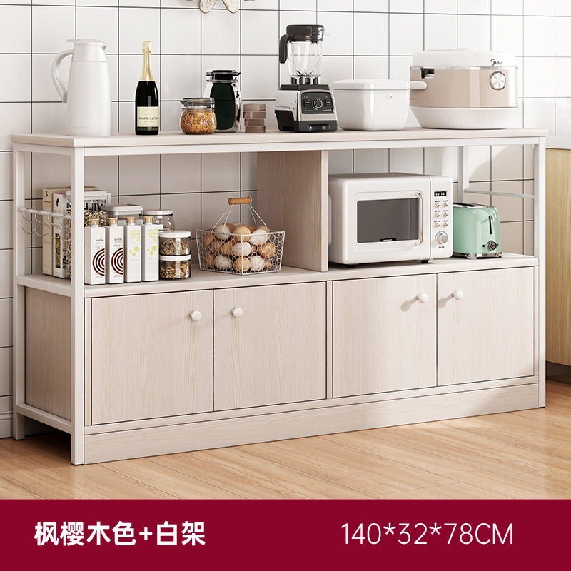 Cocina piso multi-capa vestidor rack de almacenamiento Hogar Moderno minimalista sala de estar pared gabinete de almacenamiento rack de microondas