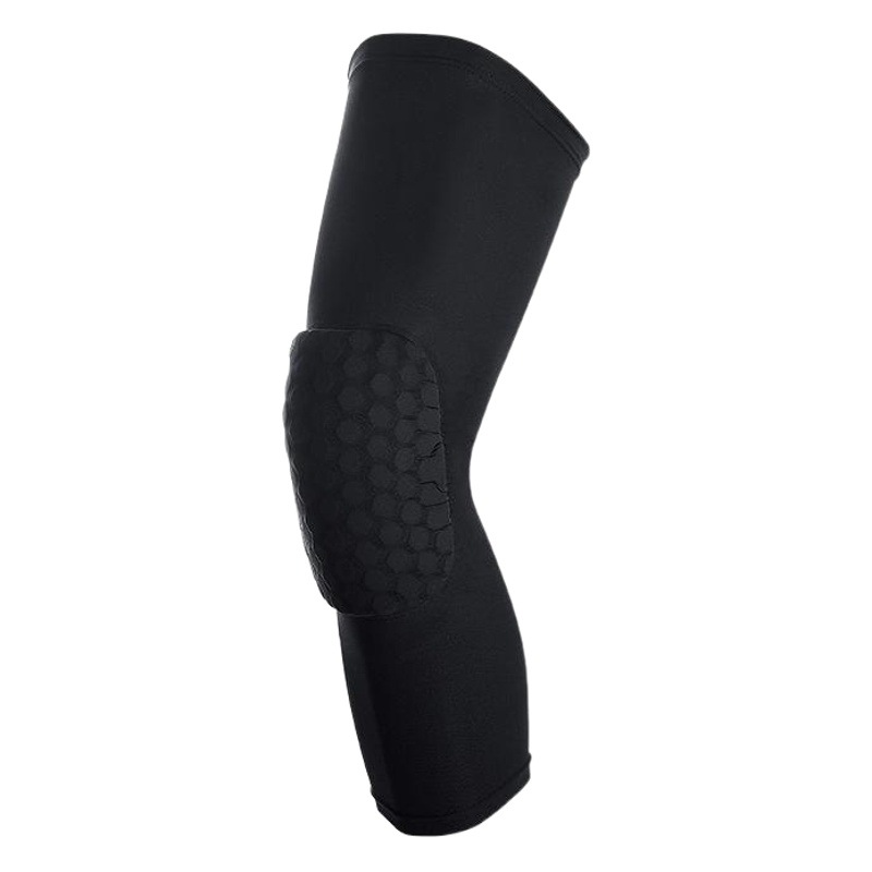 Outdoor Sports Honeycomb EVA Anti-collision Basketball Knee Pad Silicone Anti-slip Shock-absorbing Lycra Breathable Pad