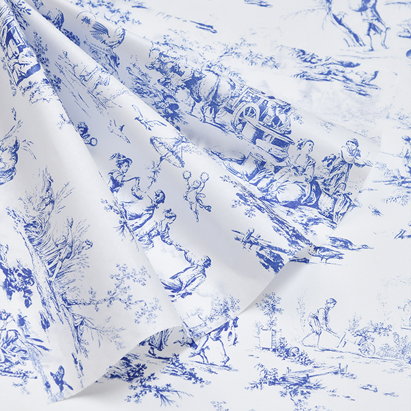 Nuevo estilo de embalaje de ramo papel de revestimiento impreso grueso papel de Sydney chino papel de copo de nieve papel de regalo de flores papel de regalo