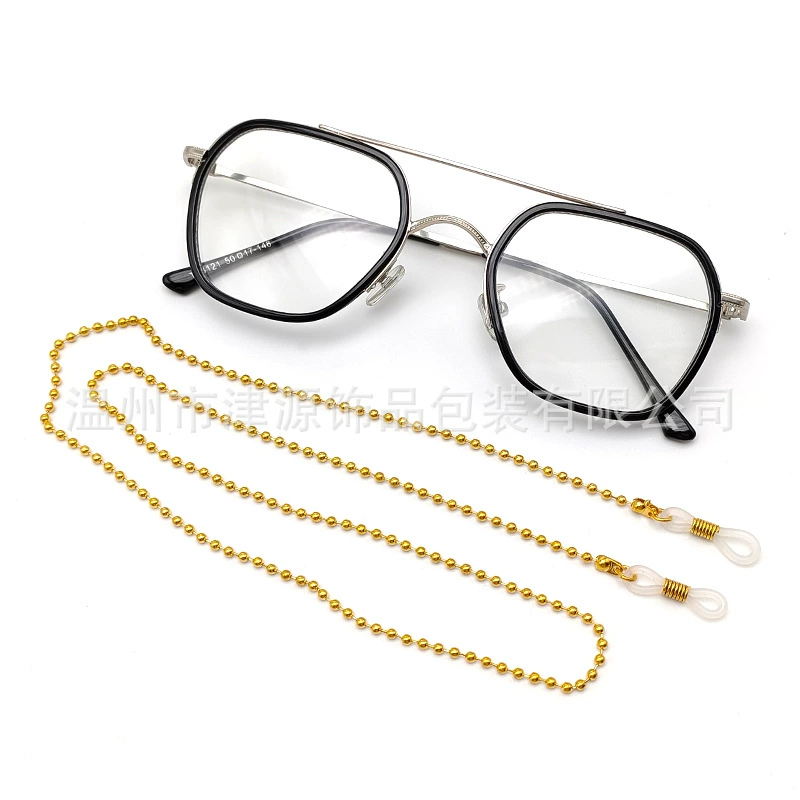 Металлическая бусина цепочка для очков медная цепочка модная цепочка на шею аксессуары для очков Аксессуары Солнцезащитные очки Mate в наличии