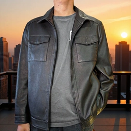 女式皮衣;男式真皮皮衣