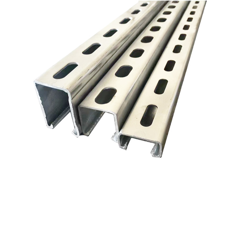 新铝镁支架Q235光伏防水方管钢材太阳能发电板配锌铝镁