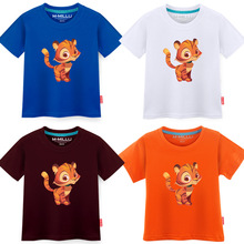 童装新款夏季男童女童纯棉短袖T恤批发时尚潮牌儿童服装一件代销