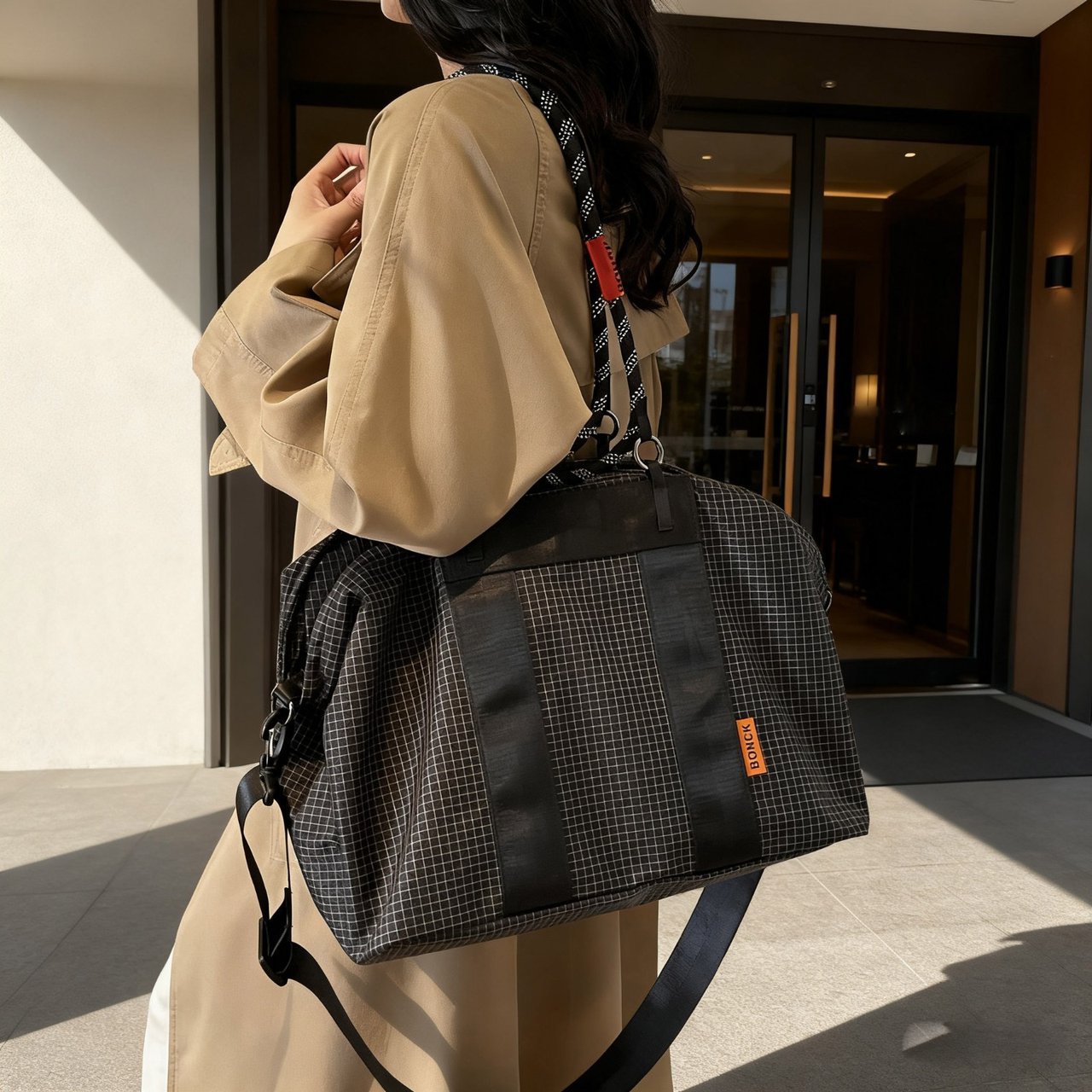 Cordas japonesas de escalada de roca bolsa de gran capacidad separación seca y húmeda bolsa de ejercicios movida al aire libre mochila portátil impermeable bolsa de viaje image 7