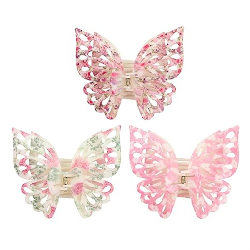 112g Weight Hair Clip, Hair Claws Hair Accessories Type 1 Piece Quantity Holiday, Daily Occasion Plastic Material Butterfly, Horse, Fish, Shark Pattern Women's Gender Elegant, Sweet Style Elegant Sweet Women's Butterfly Horse Fish Plastic Hair Clip Hair Claws 3