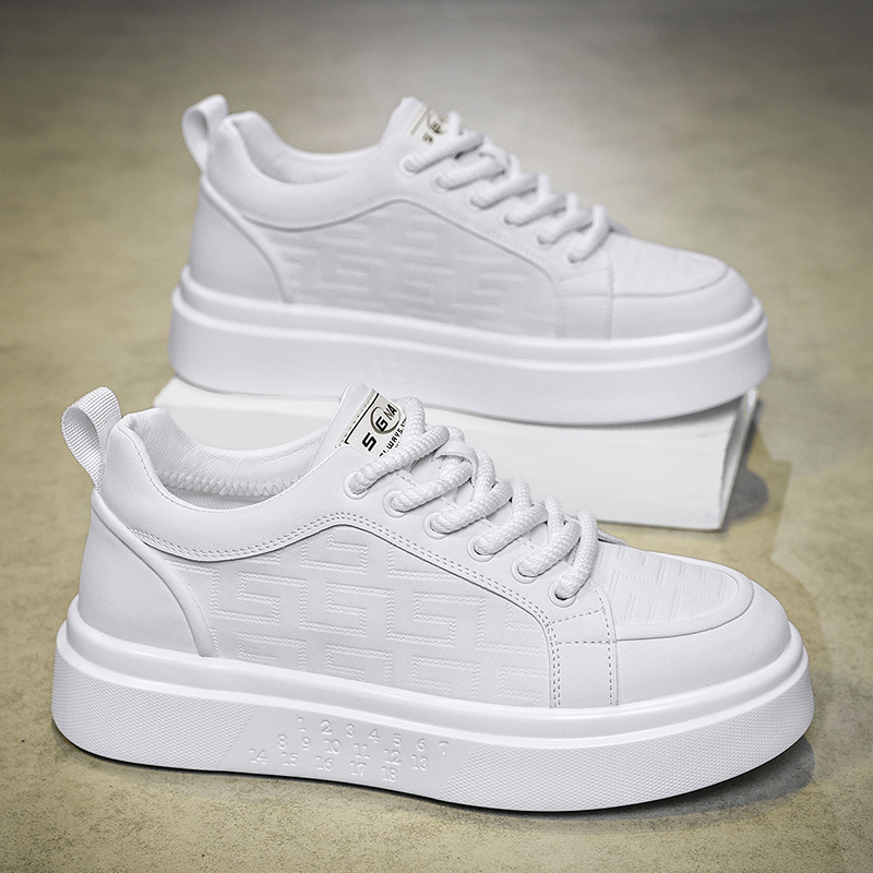 Zapatos para Hombre, Transpirables, Otoño 2025, Nuevos Zapatos Casuales Blancos Delgados, Zapatos de Moda, Estilo Coreano, Zapatillas Deportivas Versátiles para Hombre