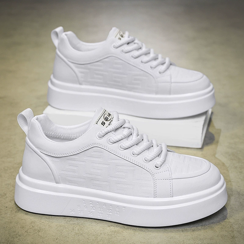 Мужские осенние дышащие кроссовки 2025 года, новые тонкие повседневные белые кроссовки, модные кроссовки в корейском стиле, универсальные мужские спортивные кроссовки