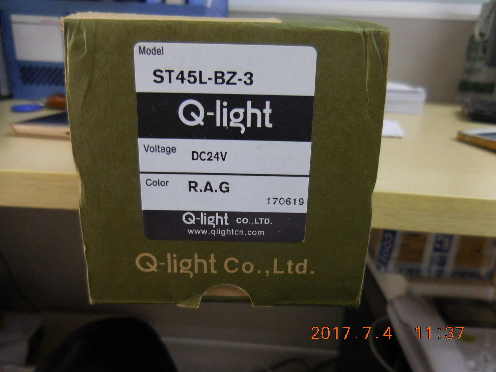 Q-LIQHT  ST45L-BZ-3 DC24V RAG报警灯