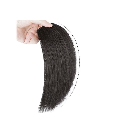 Top Thickening Hair Weft Hair Extensions for Women, Fluffy Top Hair Patch for Hair Volume, Invisible and Seamless Hair Weft for Hair Root Enhancement