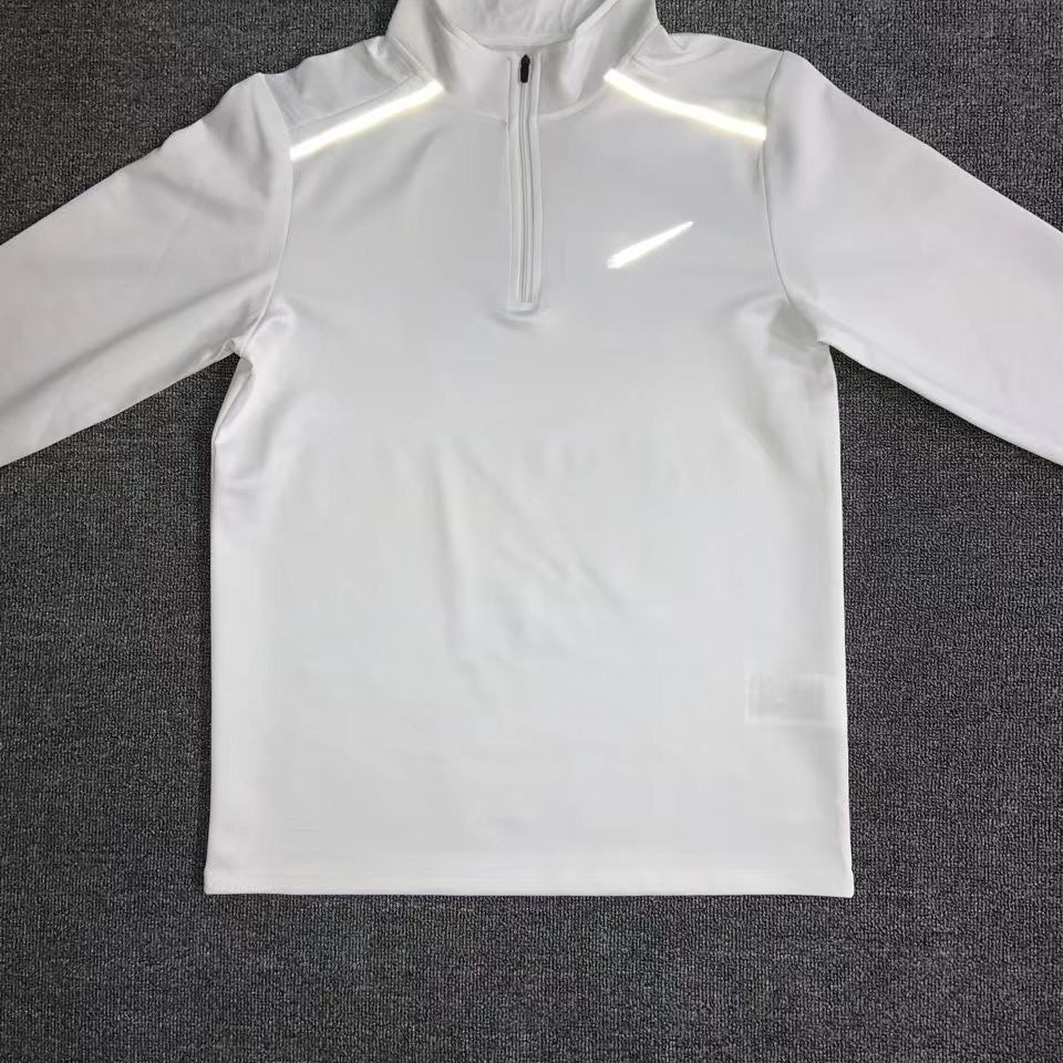 Nike Shirt Half Zip White