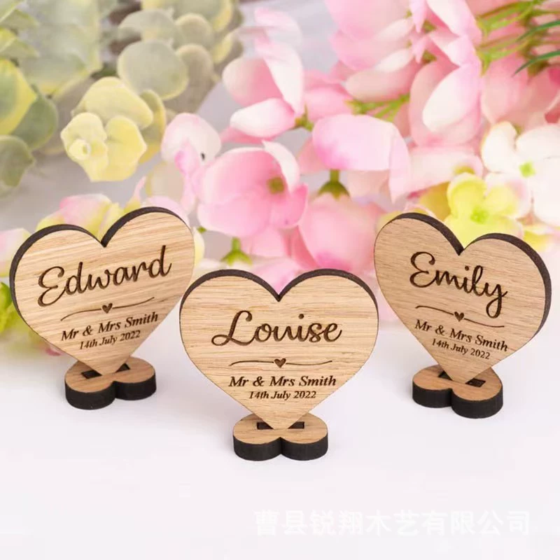 Трансграничные деревянные украшения в форме сердца для дома, украшения для рабочего стола ко Дню матери, украшения для предложения ко Дню святого Валентина, атмосфера, украшения в форме сердца