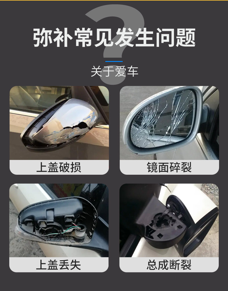 Suitable for 15-24 Honda Odyssey Alison Reversing Mirror Housing Rearview Mirror Housing Reflector Cover