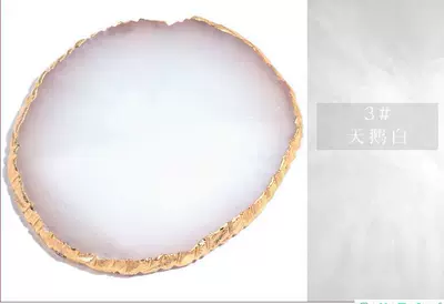 Dırnaq bəzəkləri Art Agate Phnom Penh Display - 03-white-round-a833-resin-palette