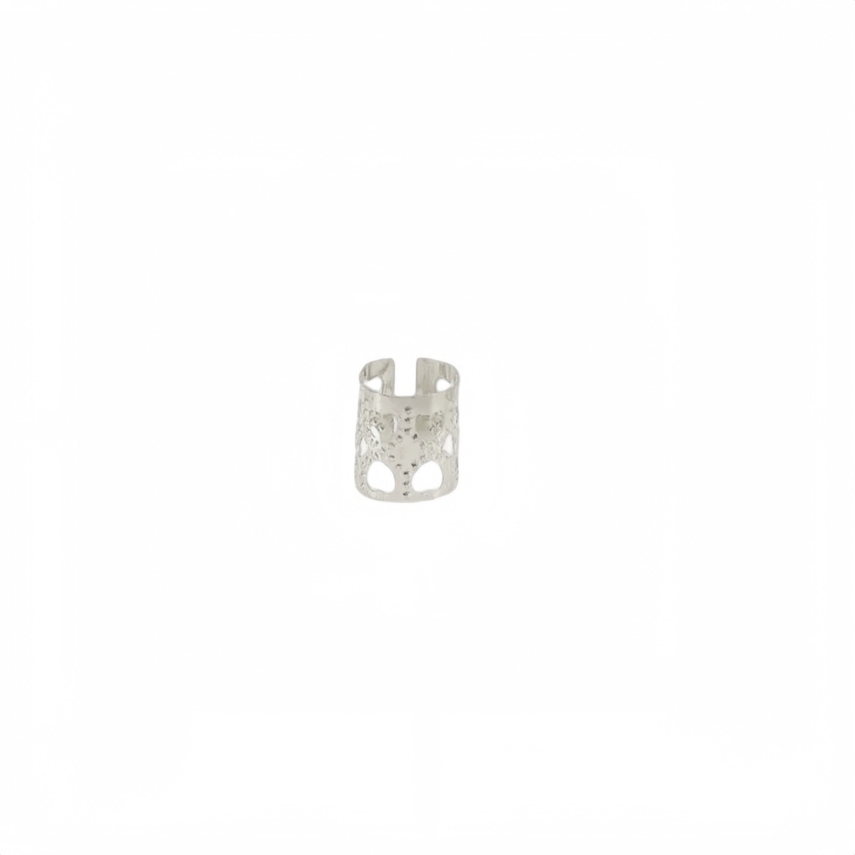 Corazón de melocotón plateado 8*9mm27 #