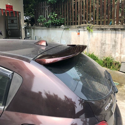 Applicable to emgrand tail EC7-RV tail emgrand hatchback EC715/718-RV tail top wing carbon fiber pattern (Fixed wind wing) - blank-no-color-needs-to-be-polished-by-yourself-no-need-to-punch-holes