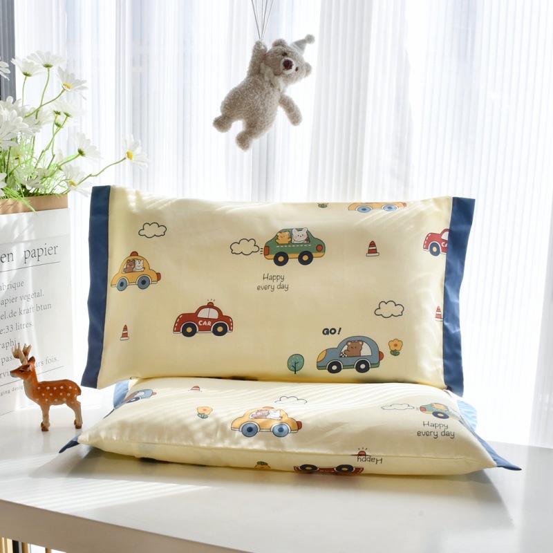 A Class 100% Cotton Children's Pillowcase 30x50 Full Cotton Pillowcase Cartoon Pillow Core Inner Cover Set of 60 Long Staple Cotton Pillowcases