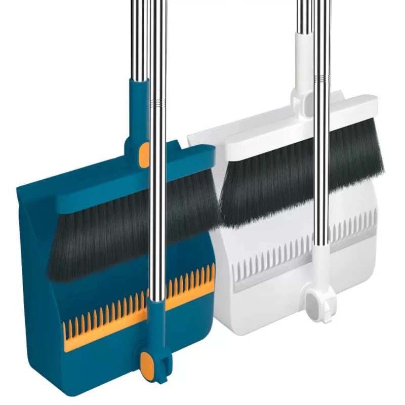 Magnetic Broom Set Dustpan Household Broom Squeegee Hair Sweeper Floor Sweeper Trash Shovel_voghion.com