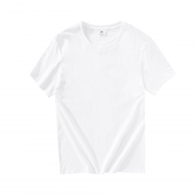 Tiger 180G peinado algodón de cuello redondo T-shirt de manga corta impresión de verano coreano ropa de trabajo de hombres y mujeres camisa publicitaria personalizada
