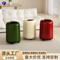 大容量のキッチン高価値ゴミ箱クリエイティブライト高級バスルームトイレ寝室リビングルームプラスチック紙バスケットケージ