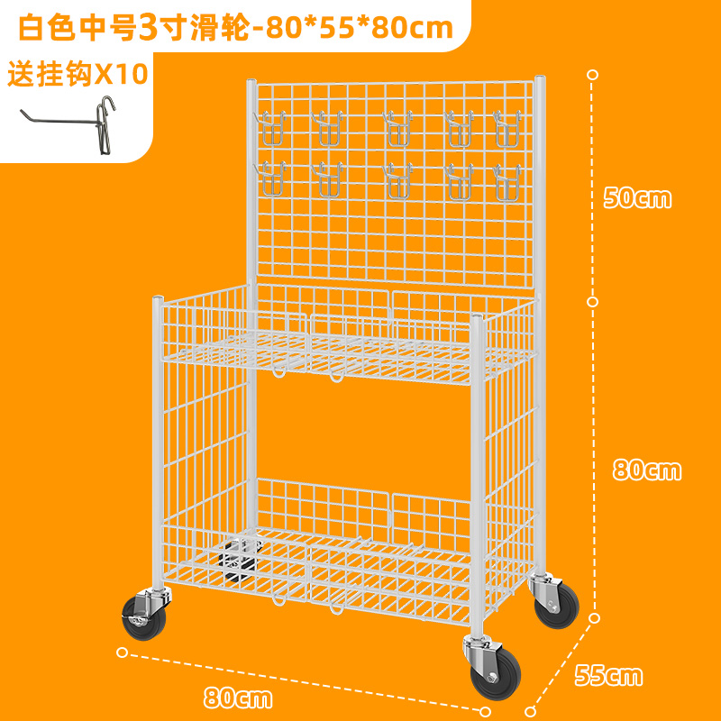 흰색 중간 + 3inch 배플이 있는 내마모성 풀리