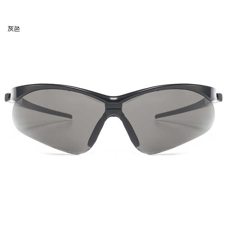 全贴面弧形防护眼镜 防冲击防雾防紫外线防刮擦护目镜灰色