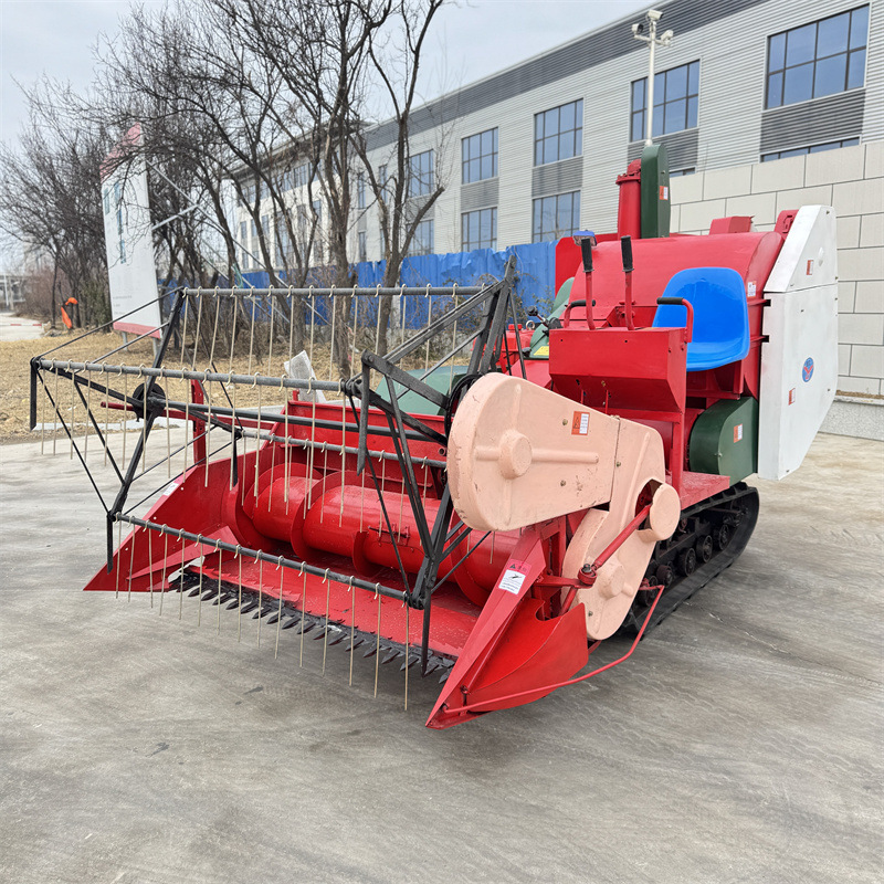 可补贴稻麦联合收割机收割脱粒刷选多功能稻麦35马力联合收割机