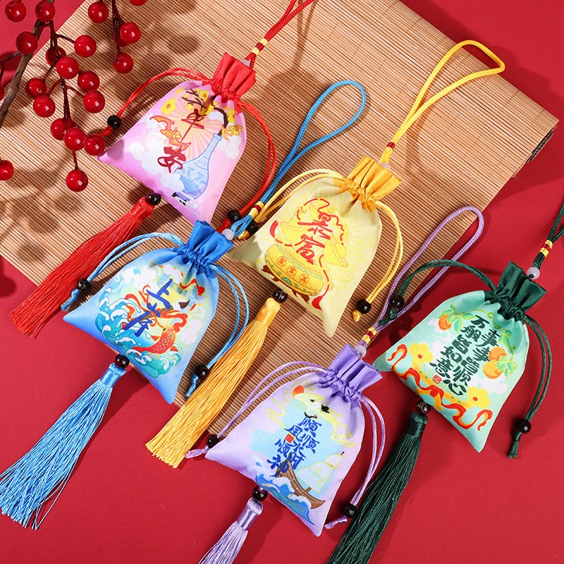 Го Чао Текст саше ручной автомобиль декоративные подвески парчовый саше ручной работы