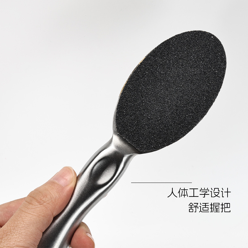 Cuidado de los pies, frotar la piel muerta, frotar los pies, eliminar los callos y la queratina, cepillar los pies de acero inoxidable, frotar los pies de doble cara, papel de lija de repuesto