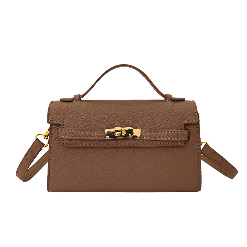 Texturas bolsos Kelly mujeres 2026 verano nuevo estilo de moda simple mochila diaria bolso de mano super caliente bolso pequeño image 12