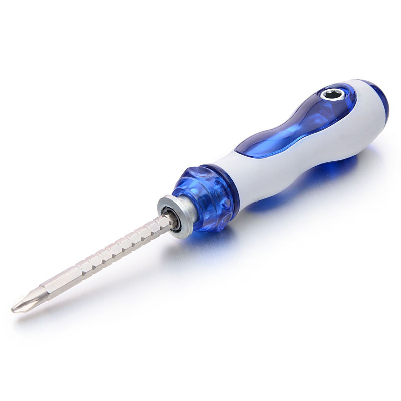 160mm Dual-Purpose Screwdriver with Transparent Handle, Dual-Purpose Telescopic Screwdriver, Factory Wholesale, One-Piece Drop Shipping, Straight Shape