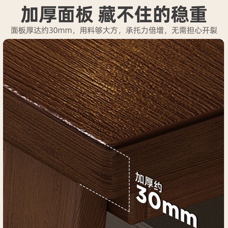 Escritorio de madera maciza escritorio de computadora doméstica escritorio moderno simple escritorio de caligrafía dormitorio escritorio de oficina escritorio de estudio doble