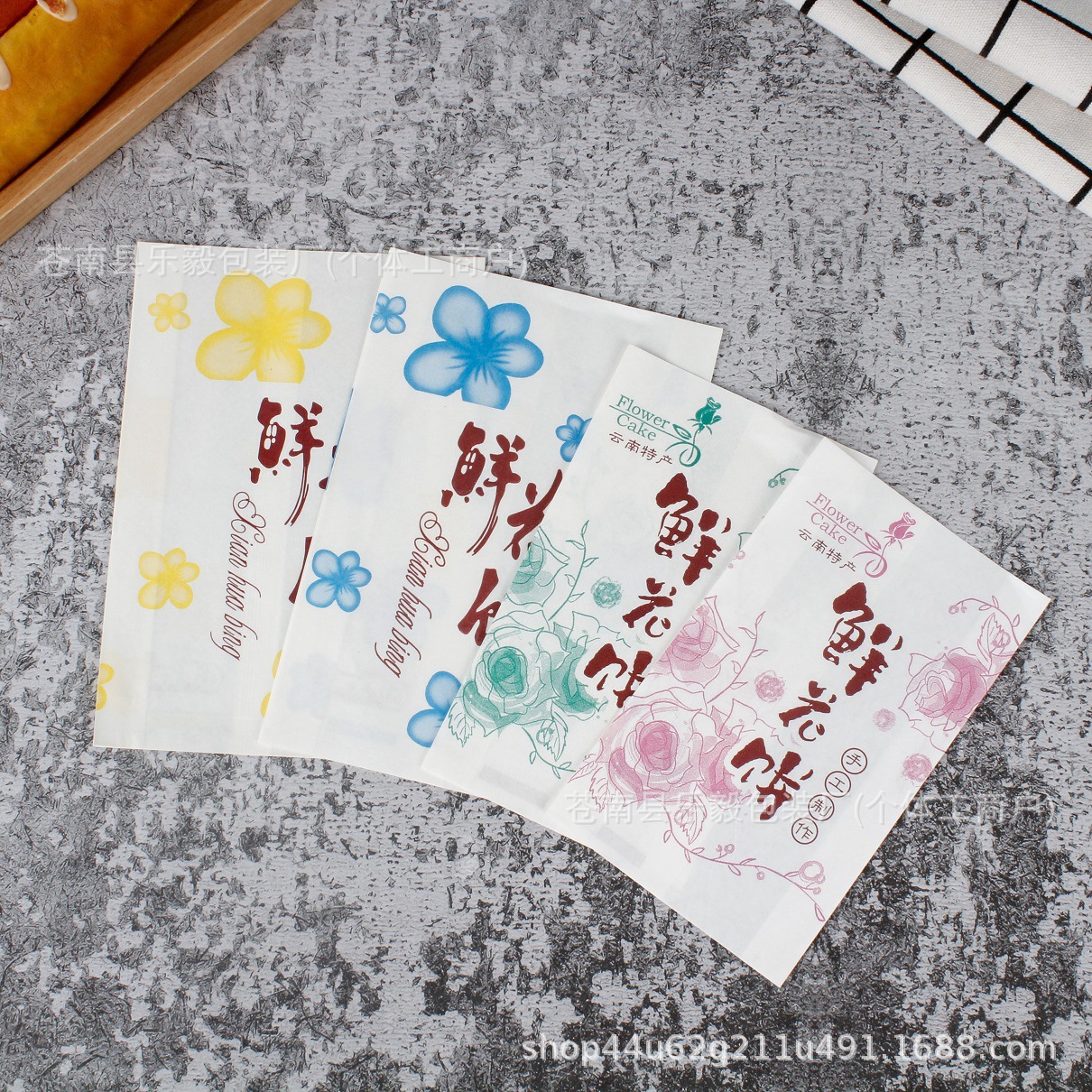 厂家直销一次性食品包装打包淋膜纸袋脆皮炸鸡可定 制厂家直销