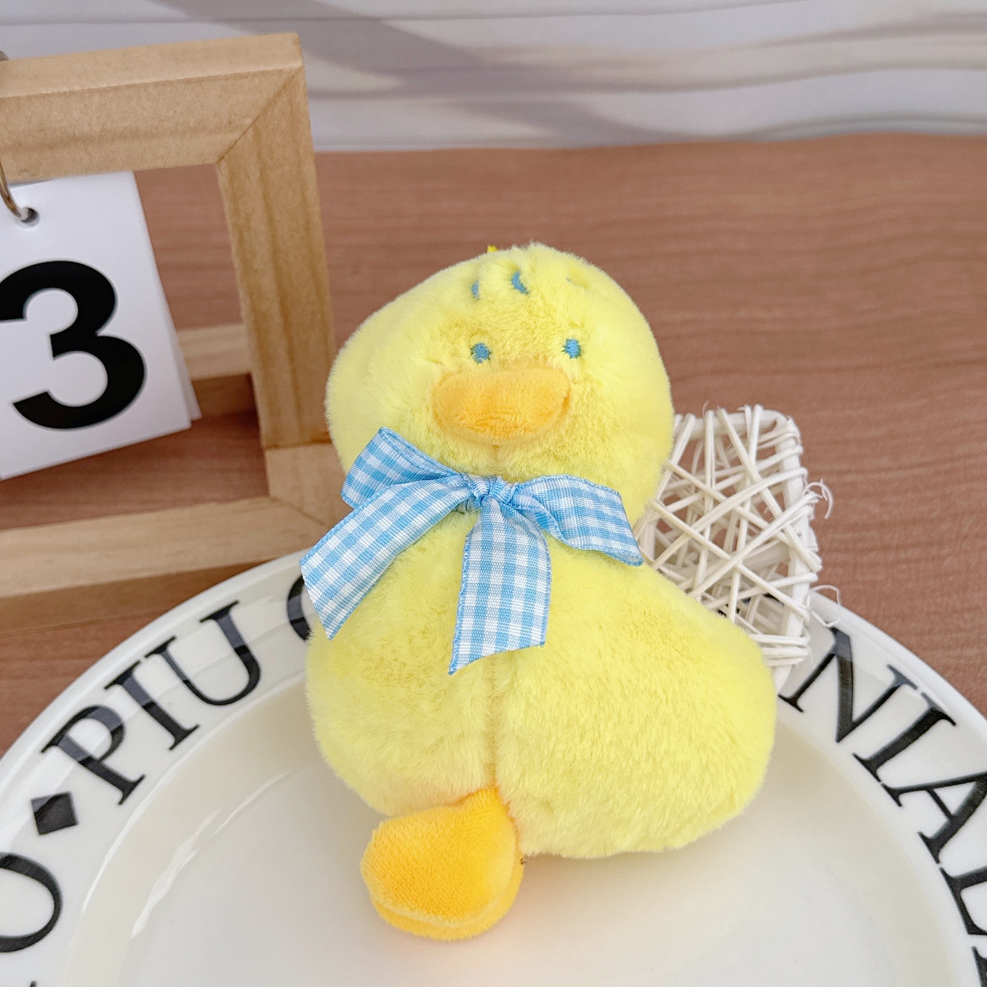 Lindo pollo de peluche bolsa colgante decoración colgante de felpa muñeca Regalo de Cumpleaños muñeca de peluche al por mayor