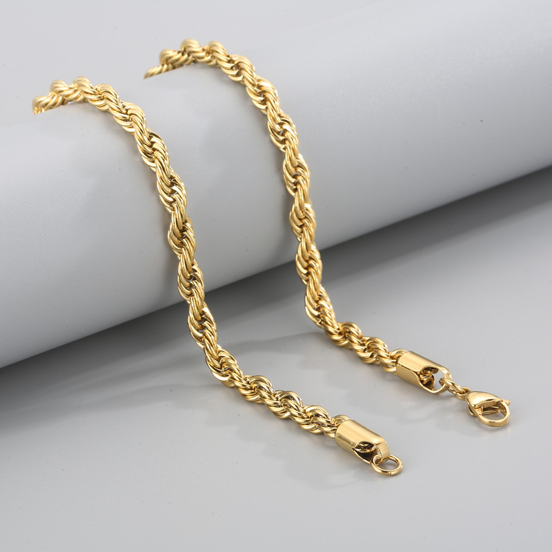 Fashion Geometric Stainless Steel Titanium Steel Plating Necklace 1 Piece