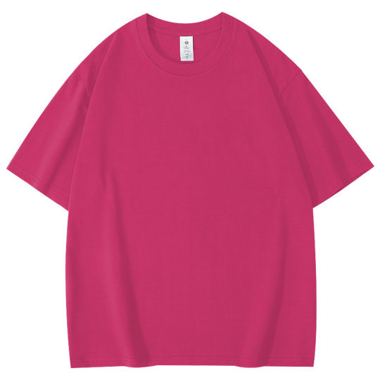 Hebei light board solid color men's and women's top short sleeve cotton T-shirt women's loose plus size women's summer T-shirt custom European size
