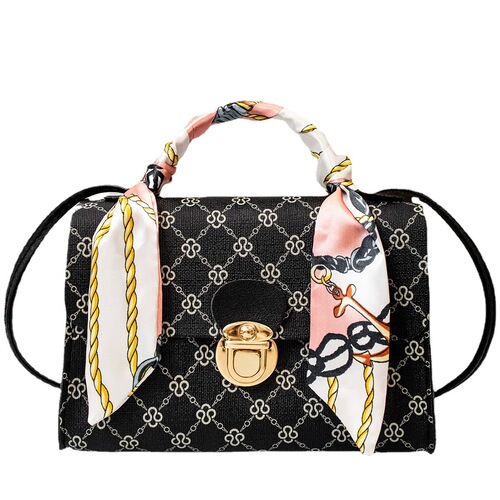 ladies handbag fresh and sweet cross-body bag summer foreign trade bag women's bag floral small square bag