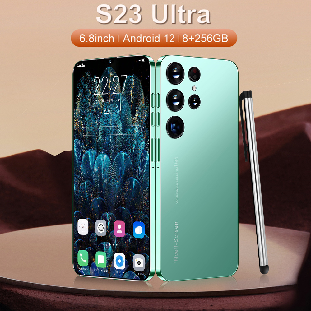 New Cross-Border S26Ultre Android 7.3inch Large-Screen Smart 5g Phone 16+1t Source Factory Aliexpress Tk