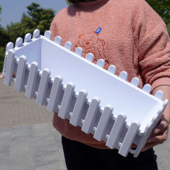 フェンス型植木鉢、長方形花壇、プラスチック菜園、大型野菜ポット、樹脂バルコニーホーム