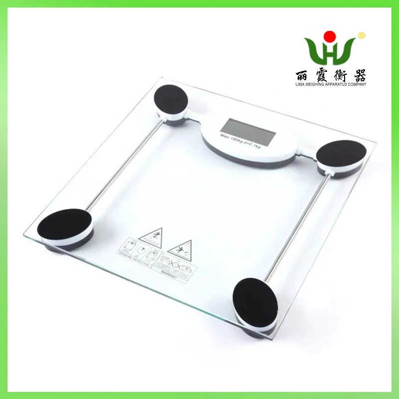 Электронные весы для внешней торговли 2008c, квадратные, с прозрачным стеклом, рекламный подарок, бытовые весы для взвешивания тела, точные.
