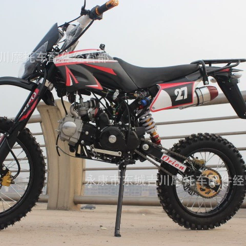 Внедорожный кроссовый мотоцикл 125cc, воздушное охлаждение, 4-тактный, 80 км/ч, дисковые тормоза