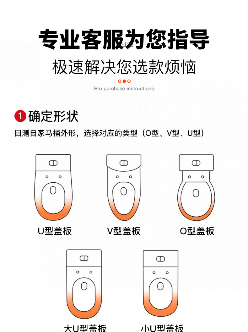 Universal toilet seat cover, thickened household slow-lowering pressure-resistant old-fashioned durable toilet seat, toilet accessories details Picture