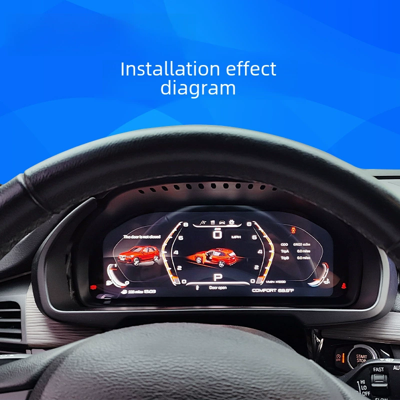 Подходит для полного обновления панели приборов BMW 5 серии F10/F11/F18 LCD приборная панель, скорость, изменение скорости