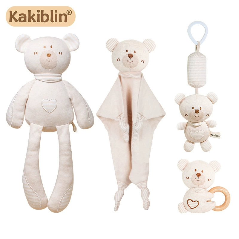 kakiblin Подарочная коробка для новорожденного, органический набор, игрушка, органический хлопок, подарок на день рождения