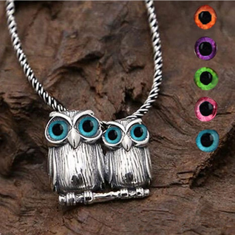 Cross-border New Product: European And American Alloy Owl Necklace, Animal Necklace Jewelry For Women_voghion.com