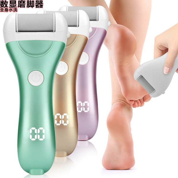 Cross-border new electric digital display foot grinder rechargeable…