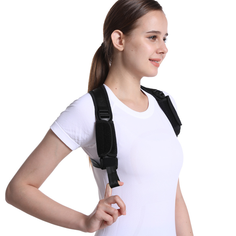 可调节背部矫正带驼背久坐腰背部塑型矫姿带挺胸姿矫正器定做贴牌